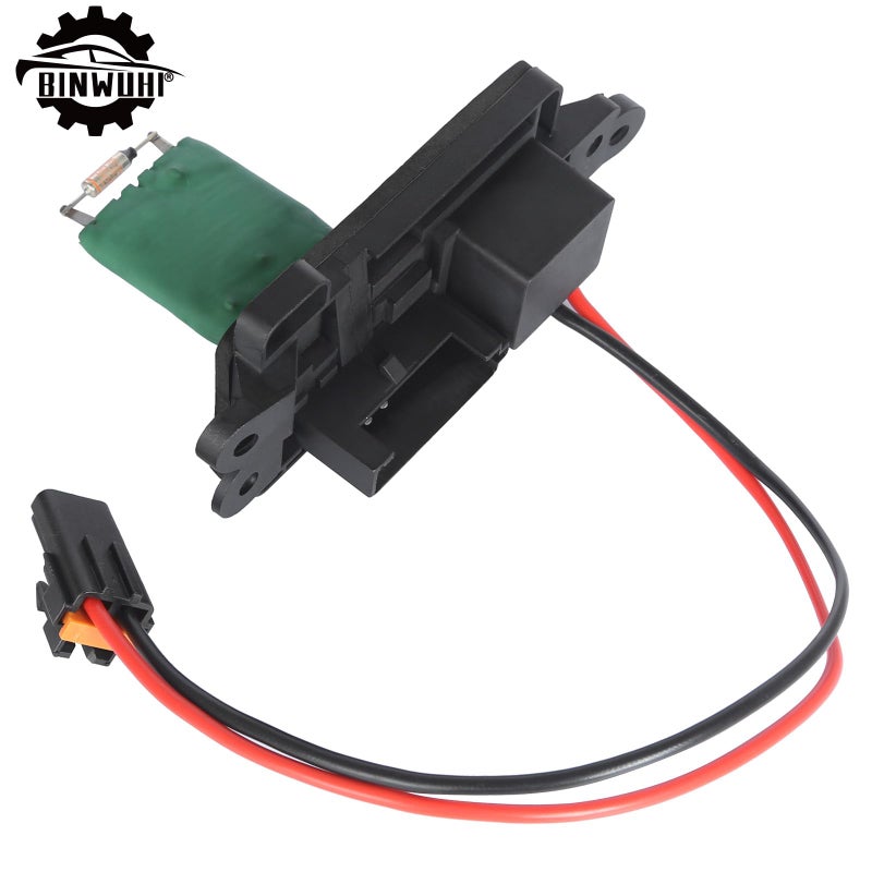 BINWUHI HVAC Fan Blower Motor Resistor Kit with Harness Compatible with The Following Models: 2002-2009 Chevy Trailblazer GMC Envoy  2004-2007 Buick Rainier  02-06 GMC Envoy XL  03-08 Isuzu Ascender - Image 2